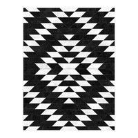 Urban Tribal Pattern No.14 - Aztec - Black Concrete (Print Only)