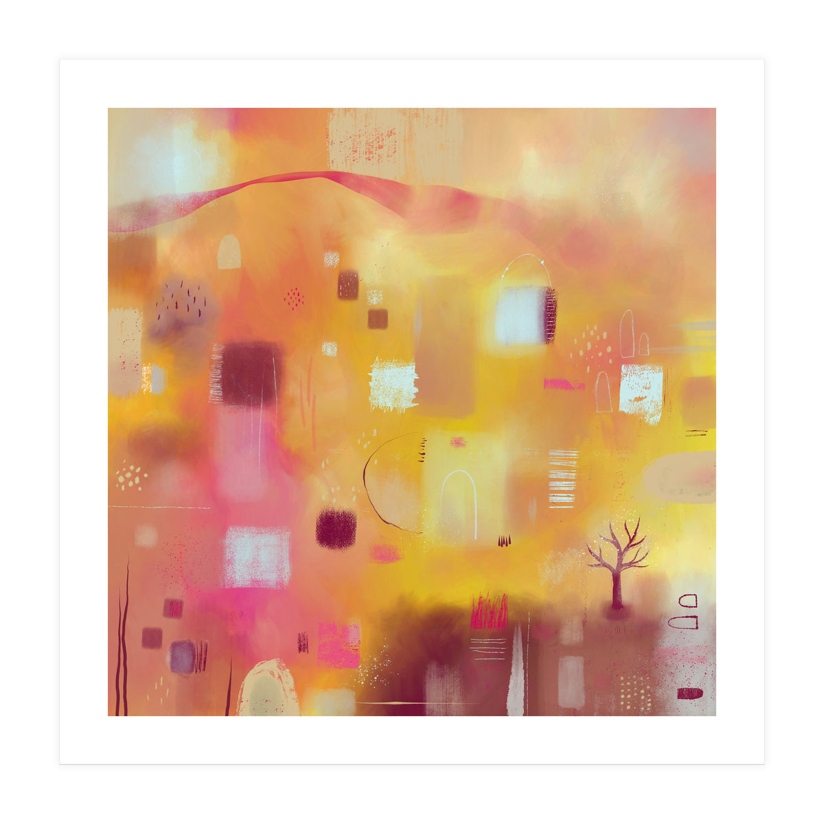 Allotments Near Rochester (Print Only)