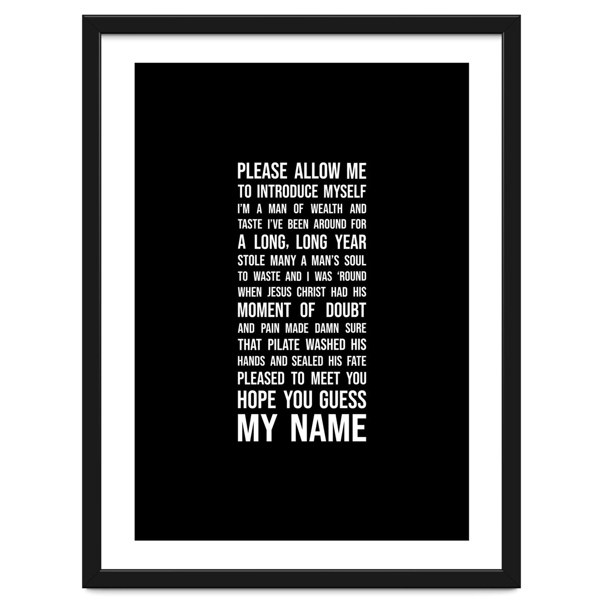 Sympathy For The Devil