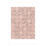 My Favorite Geometric Patterns No.2 - Pale Pink (Print Only) thumbnail