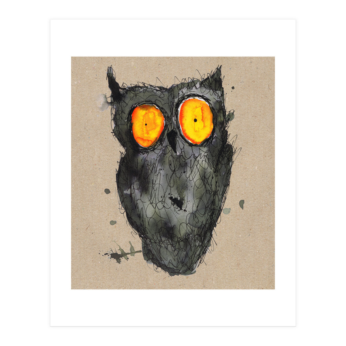 Scary owl (Print Only)