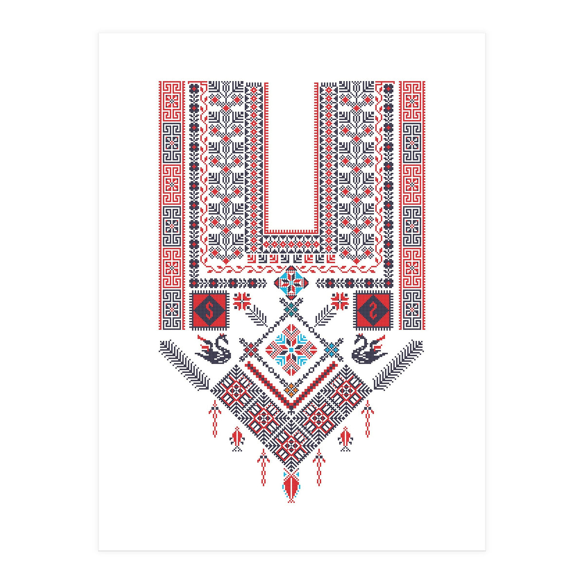 Tatreez Ornament 9 (Print Only)