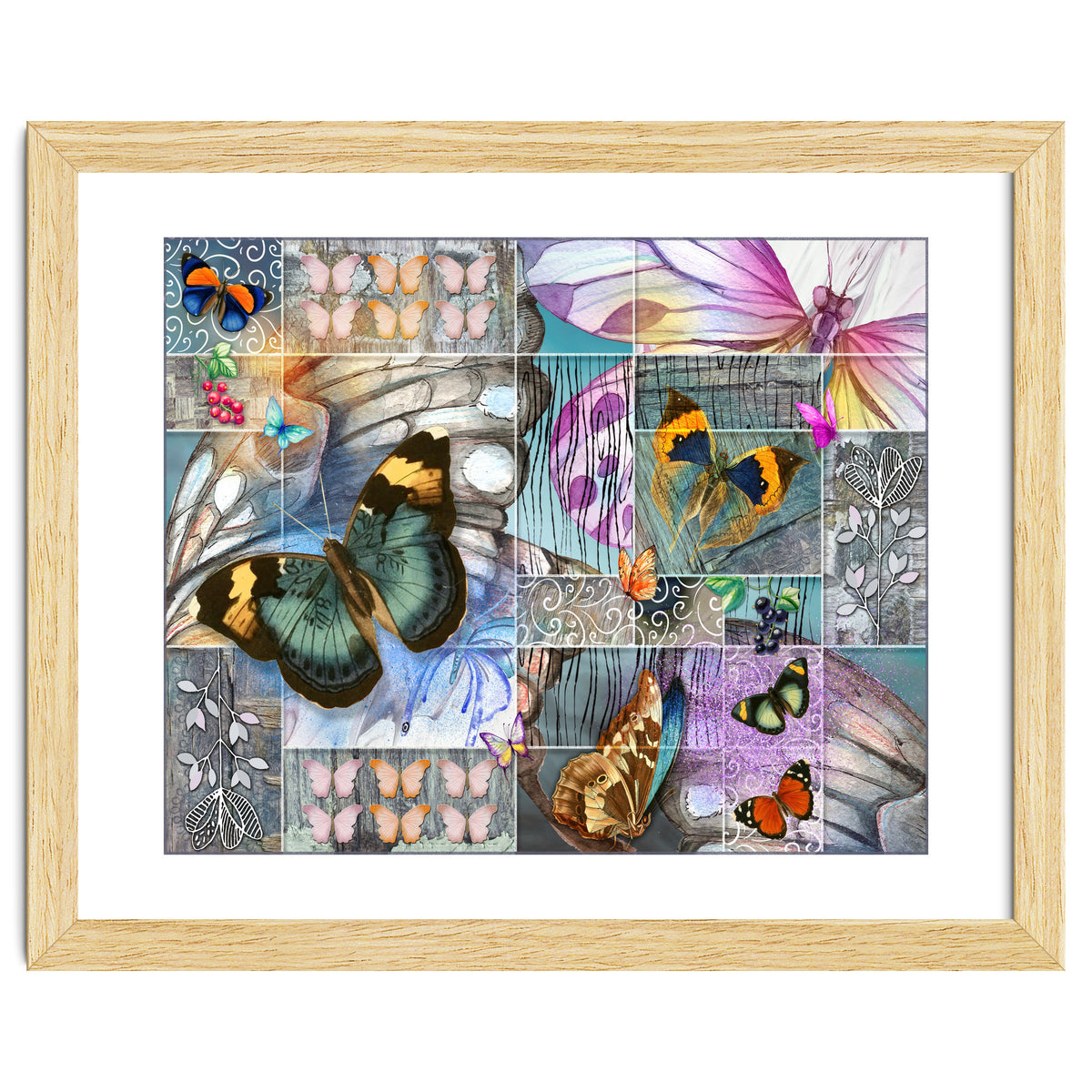 Butterfly Wings Collage