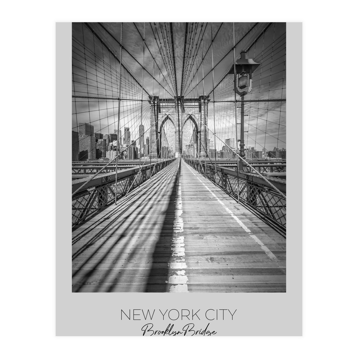 In focus: NEW YORK CITY Brooklyn Bridge (Print Only)