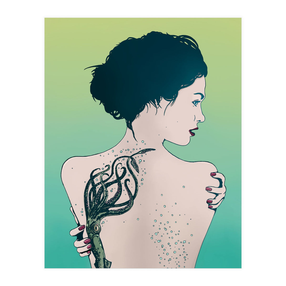 Octopus Lady (Print Only)