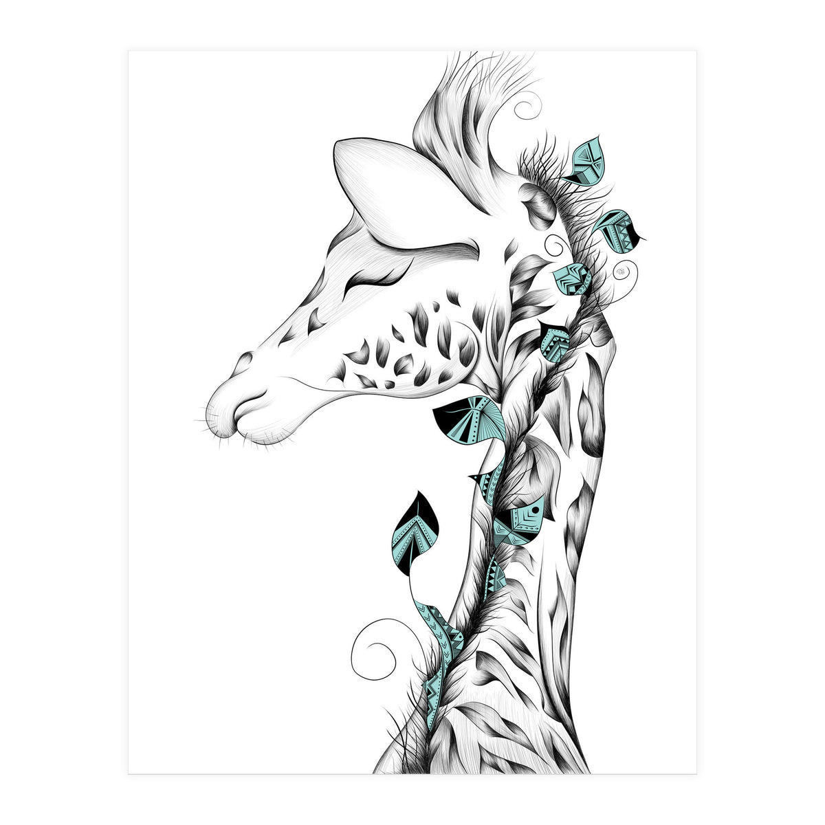 Poetic Giraffe (Print Only)