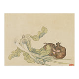Wang Chengyu ~flowers, Vegetables, Pomegranates, Onions, Chinese Cabbage, Vegetables (Print Only) thumbnail