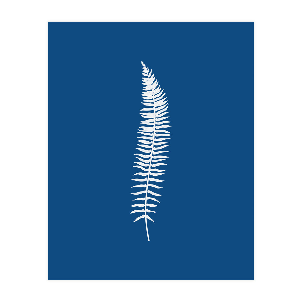 Blue Botanical I (Print Only)