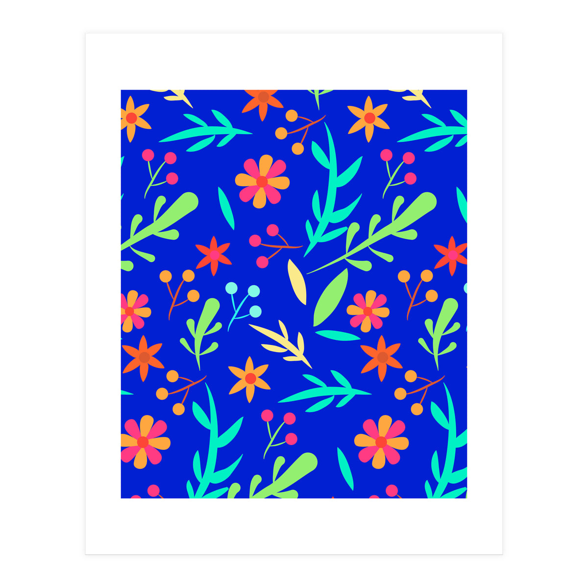 Blue Garden (Print Only)