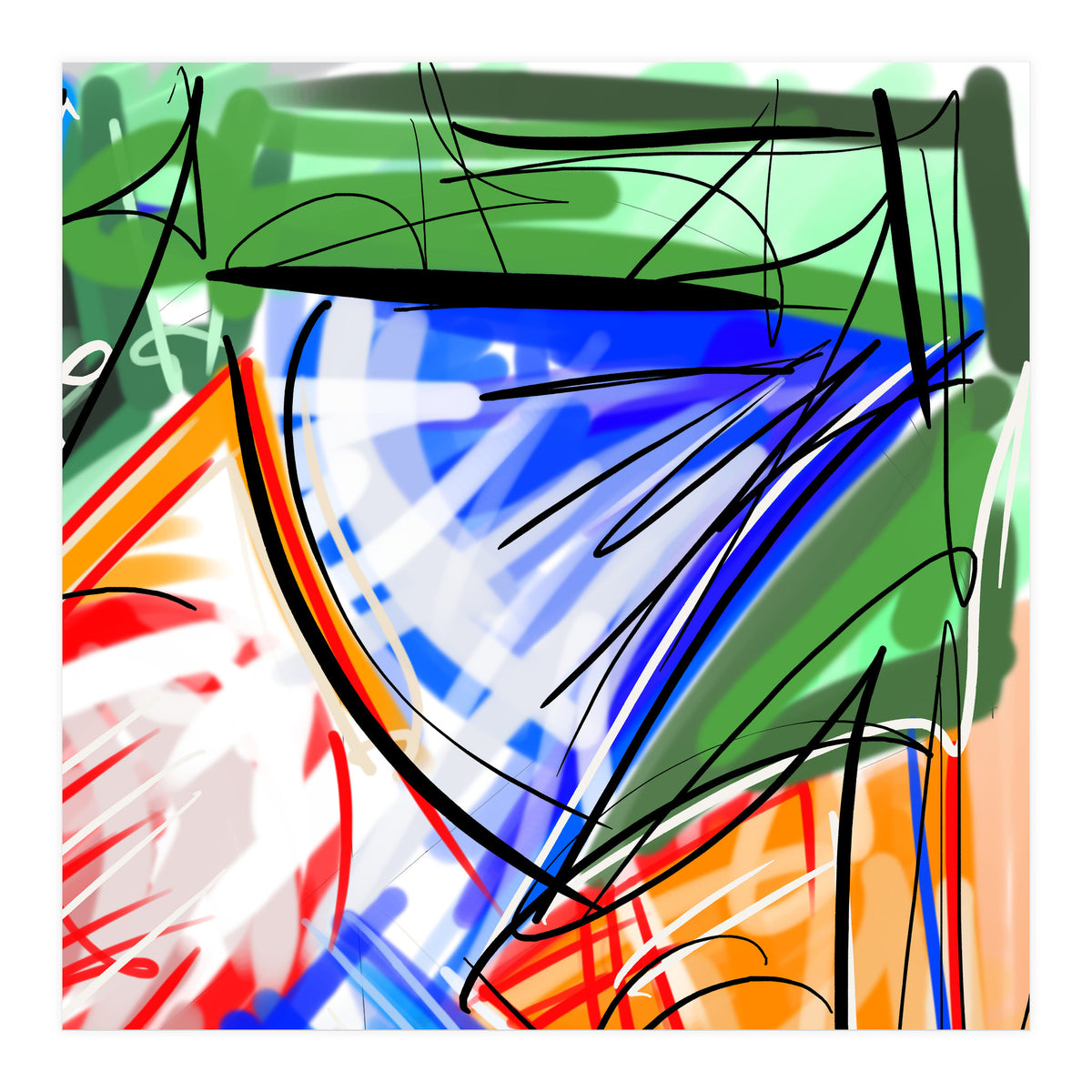 color subtleties in strokes 2 (Print Only)