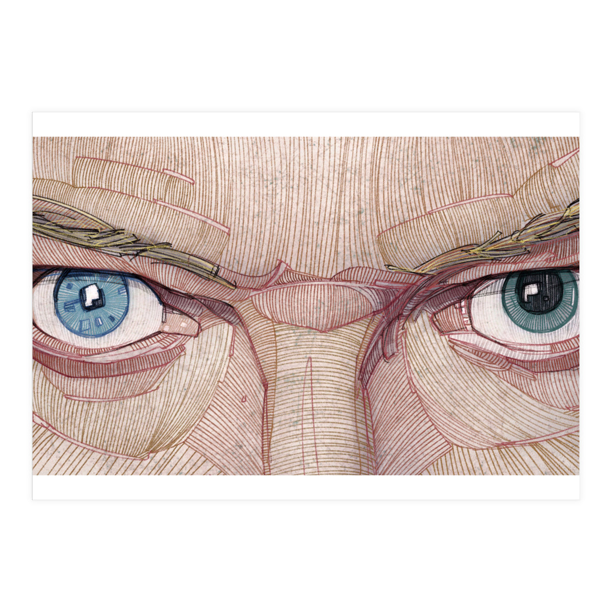 David Bowie Eyes (Print Only)