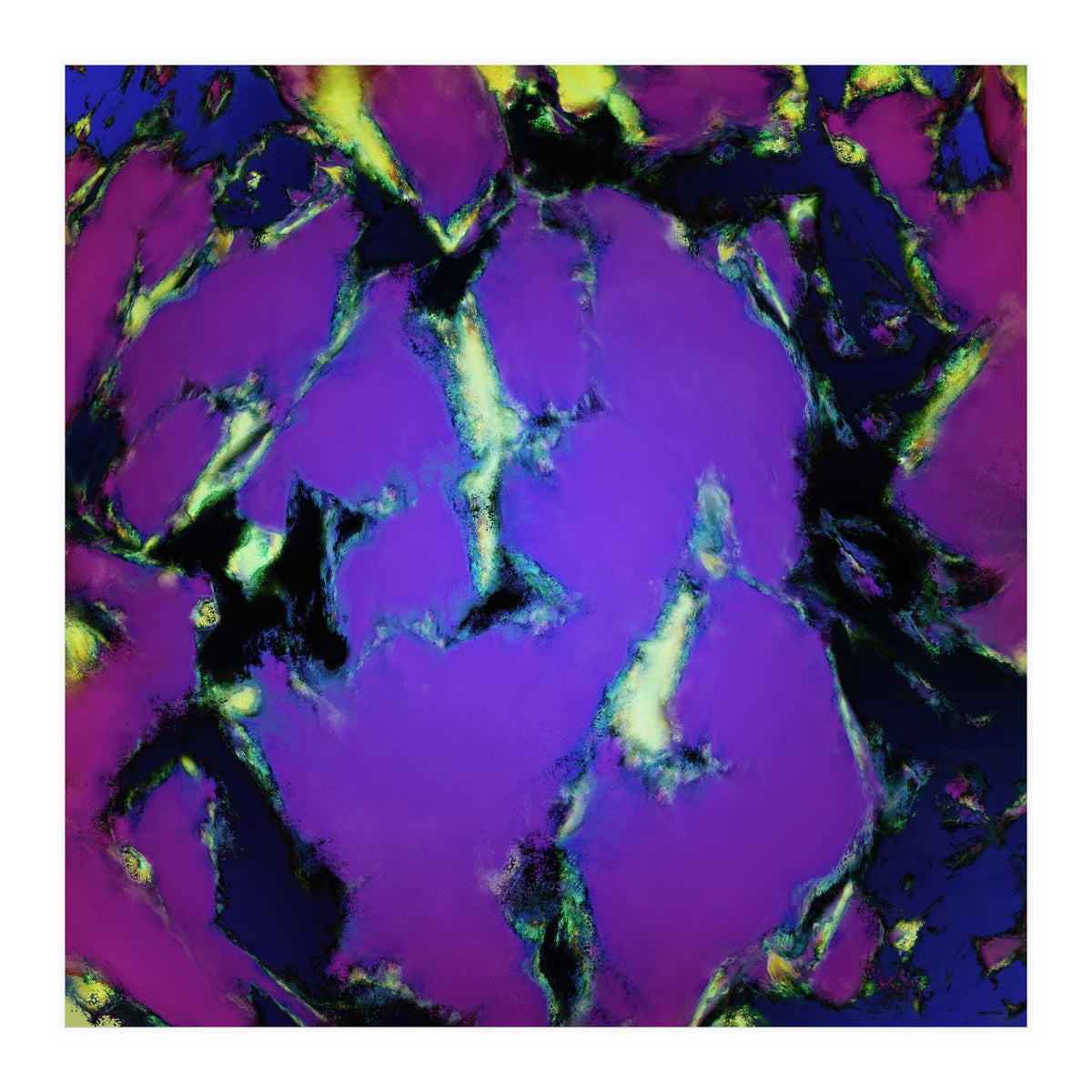 Soft Blue Shatter (Print Only)