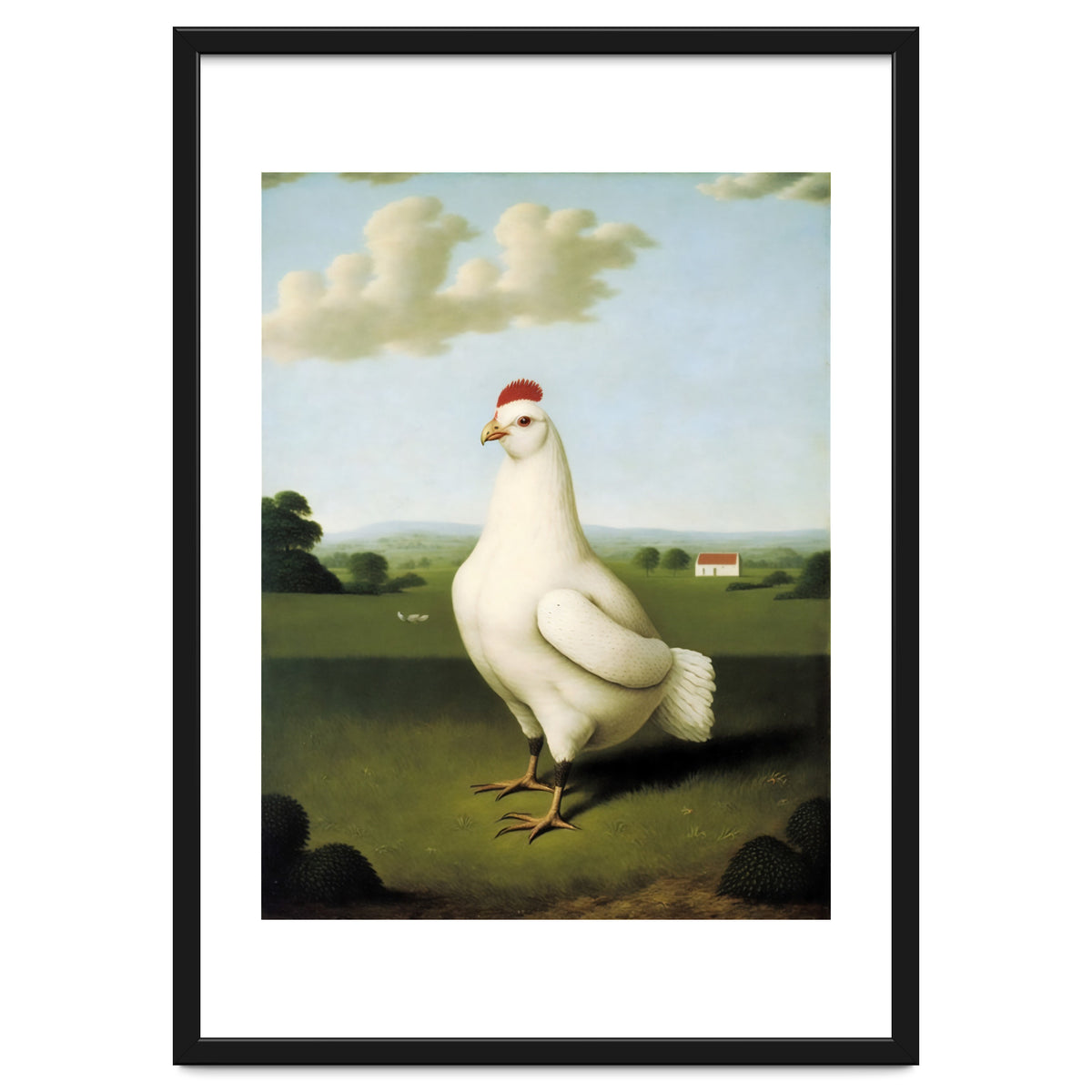 Chicken Classic Oil Painting