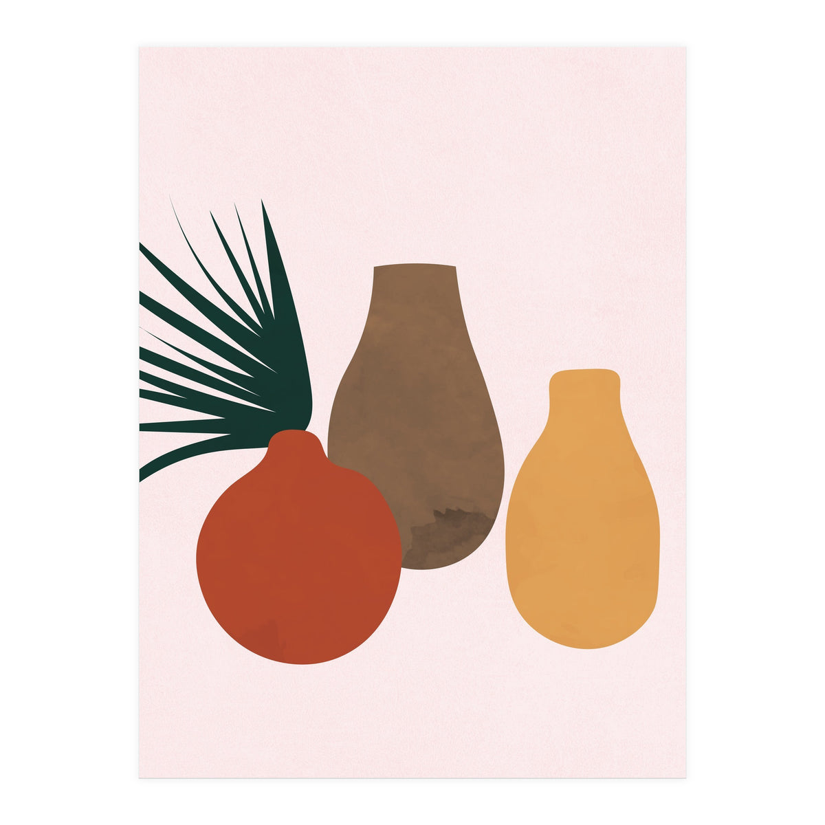 Abstract Pottery Minimal Boho (Print Only)