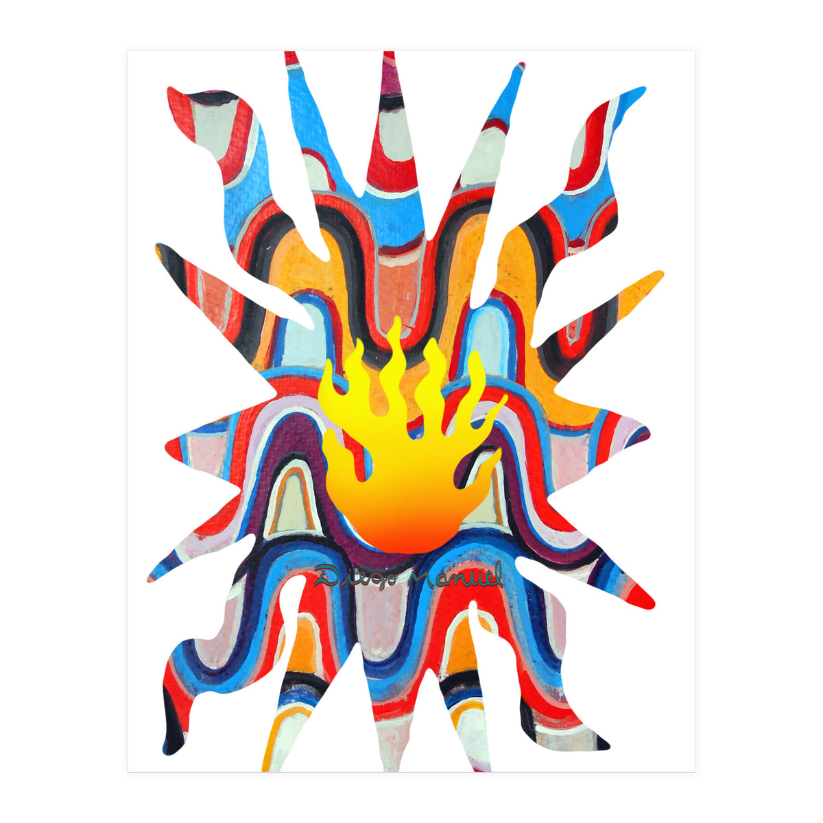 Fuego 34 Copia (Print Only)