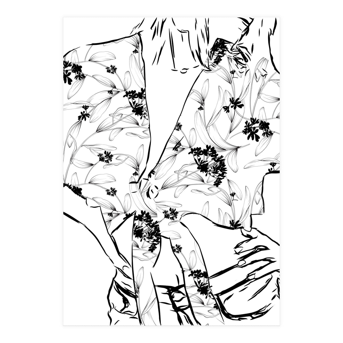 Fashionista || #illustration #fashion (Print Only)