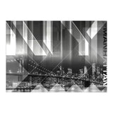 Modern Art BROOKLYN BRIDGE & SKYLINE (Print Only) thumbnail