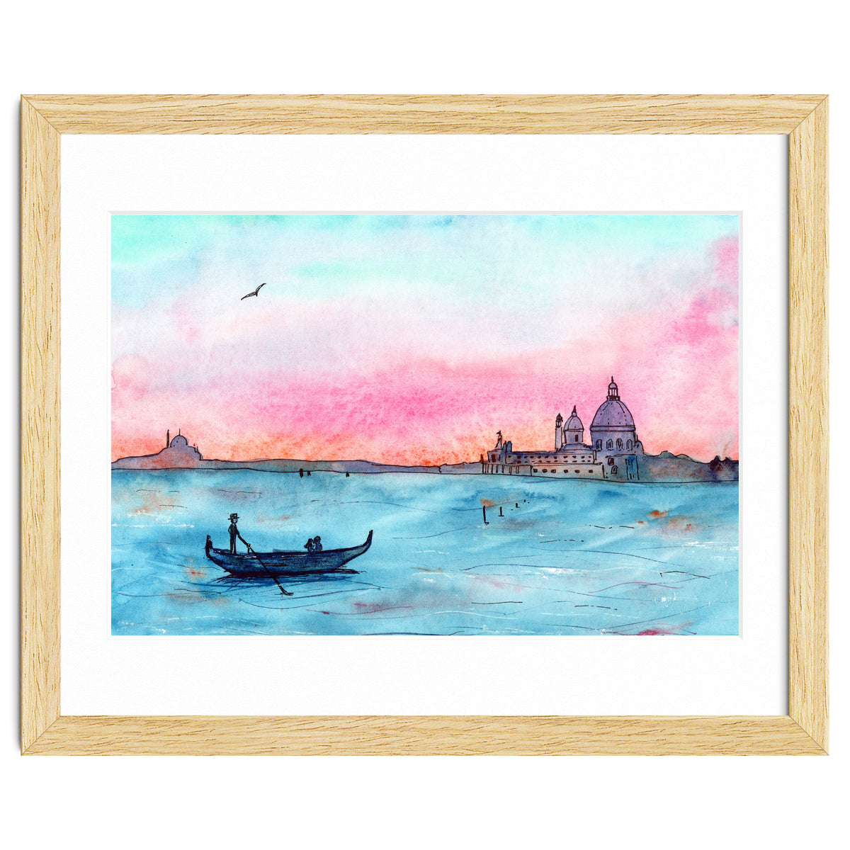 Sunset in Venice || watercolor