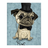 Pug, Gentle Pug (Print Only) thumbnail