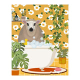 Sheep Bathing (Print Only) thumbnail
