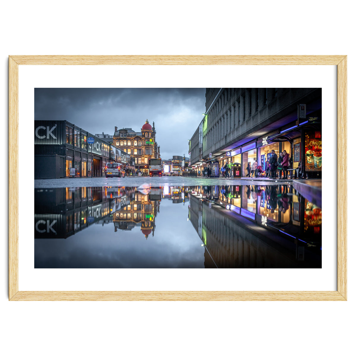 City reflection Newcastle upon tyne