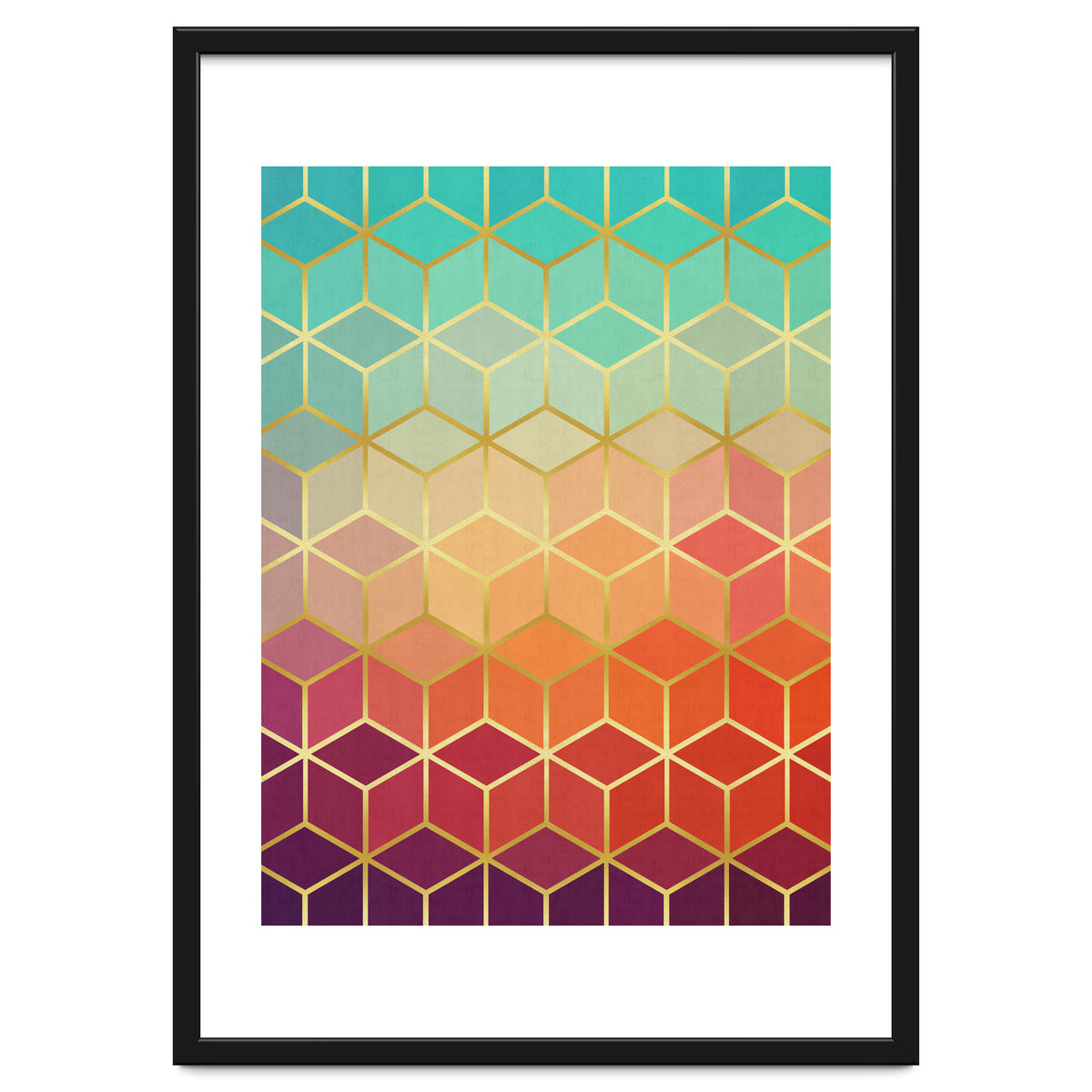 Colorful and golden pattern II