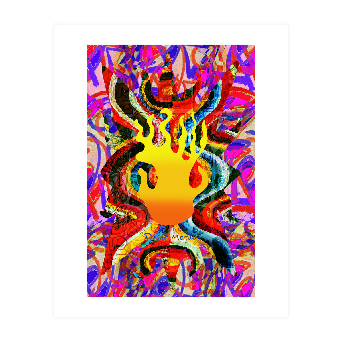 Fuego Y Graffiti 34 (Print Only)