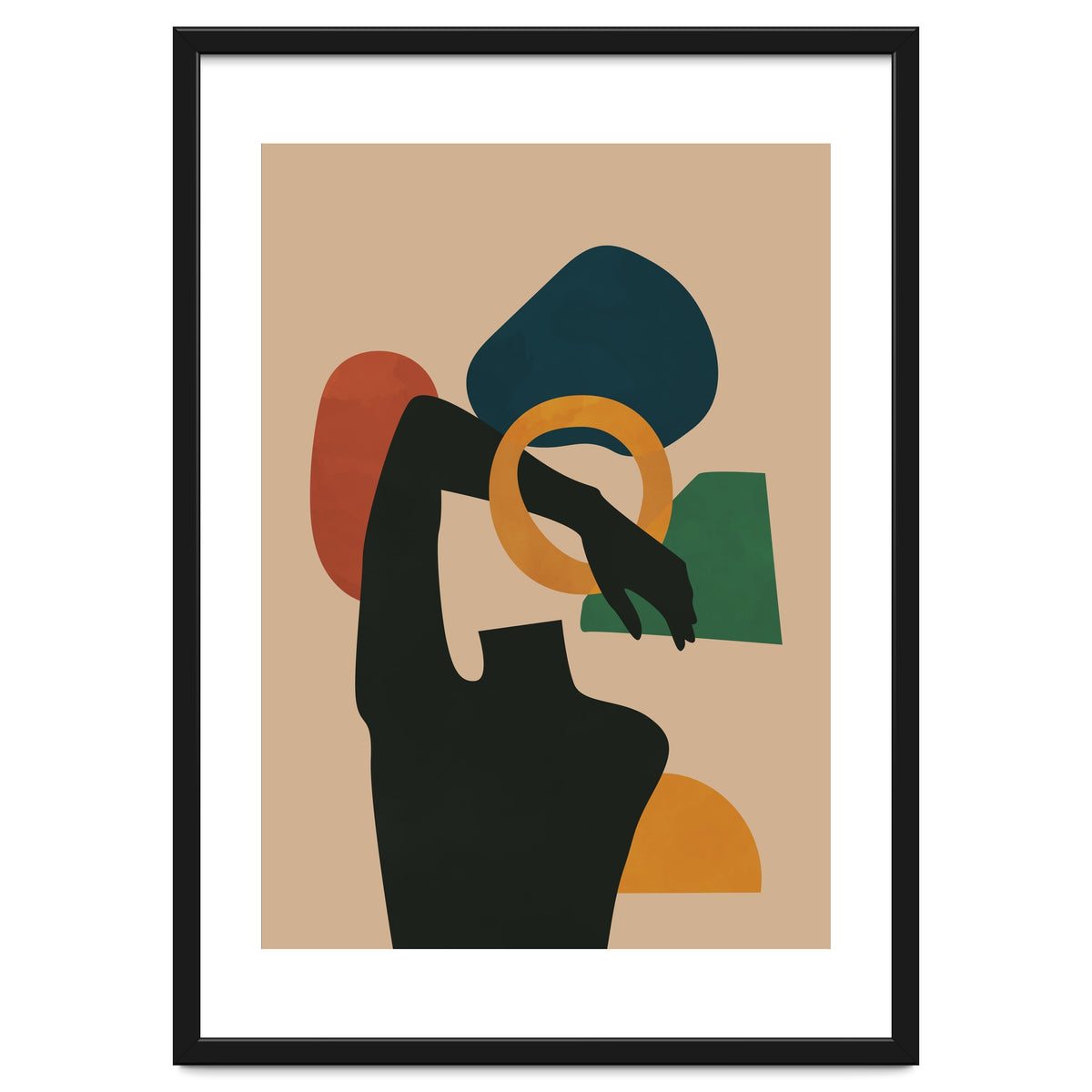 Abstract Body Mind Modern Mid Century