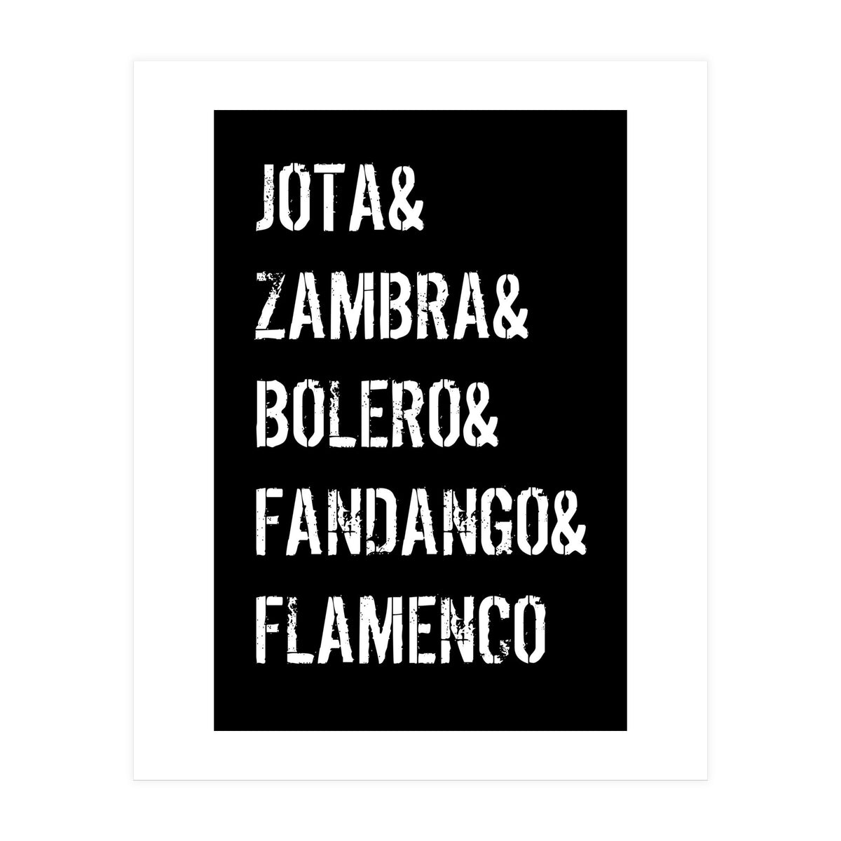 It`s A Spaniard Rythm ! (Print Only)
