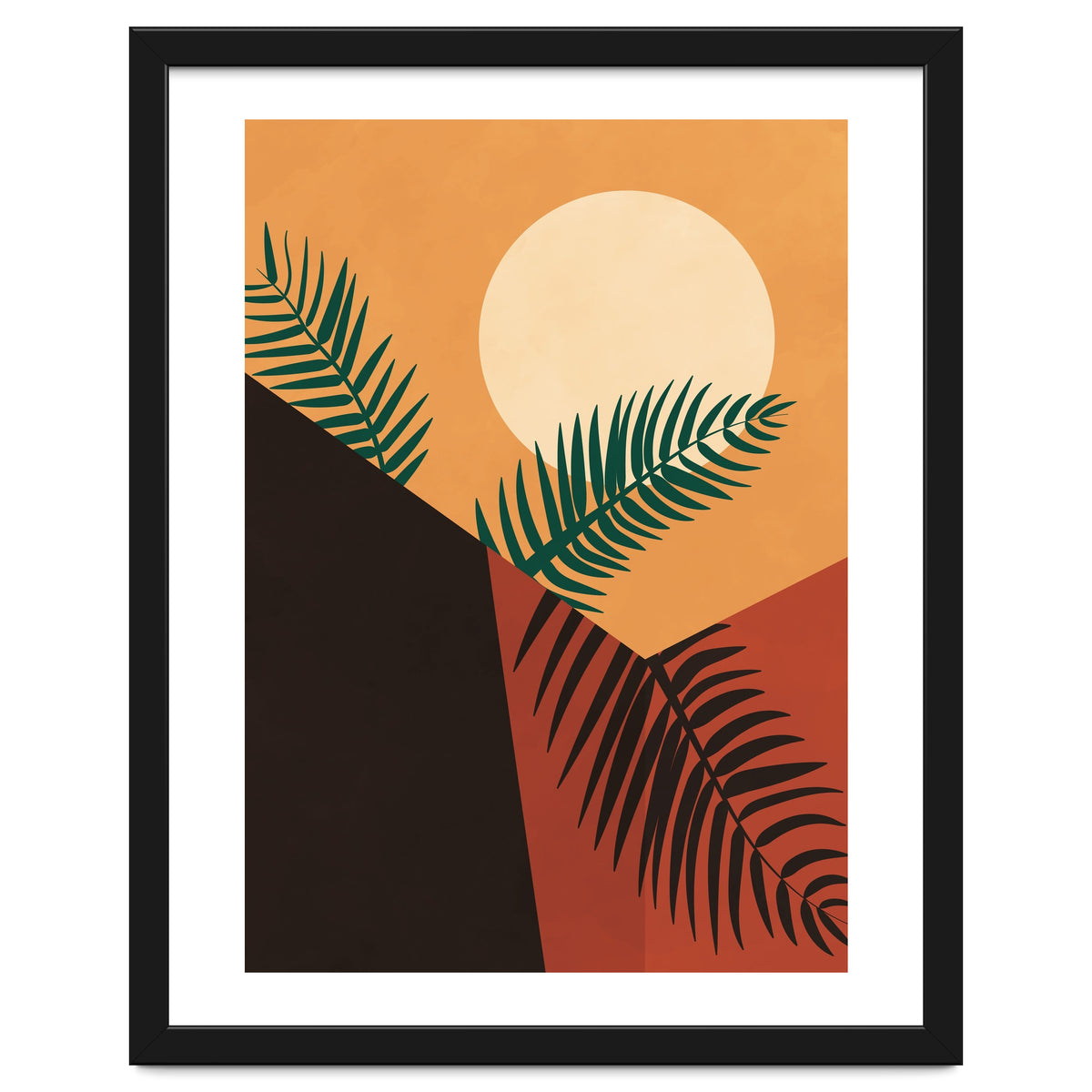 Bohemian Palm Tree Leaves