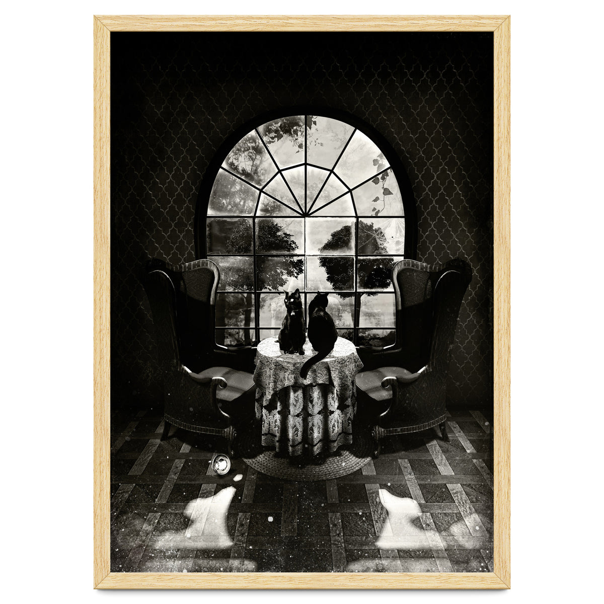 Room Skull Bw