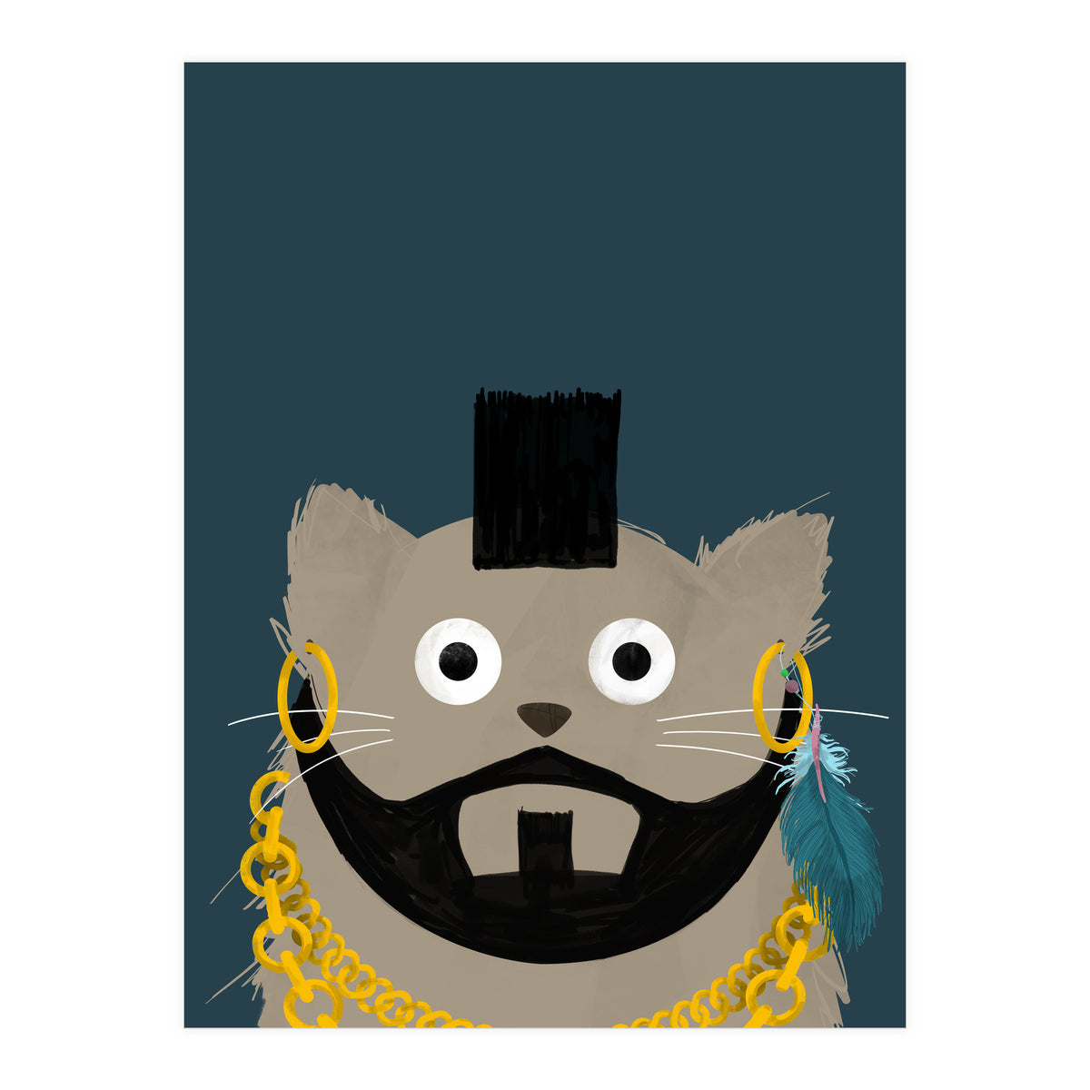 Doozal Cat Mr T (Print Only)