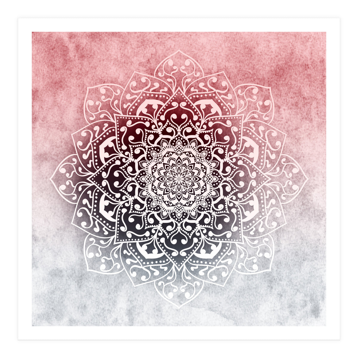 Hygge Winter Vibes Mandala (Print Only)