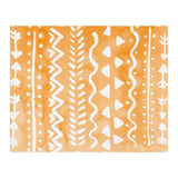 Abstract boho tribal pattern in pastel orange (Print Only) thumbnail