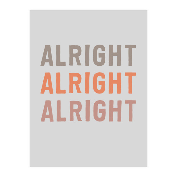 Alright  (Print Only)