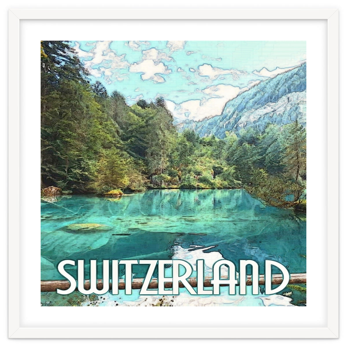 Blausee Naturpark, Switzerland.