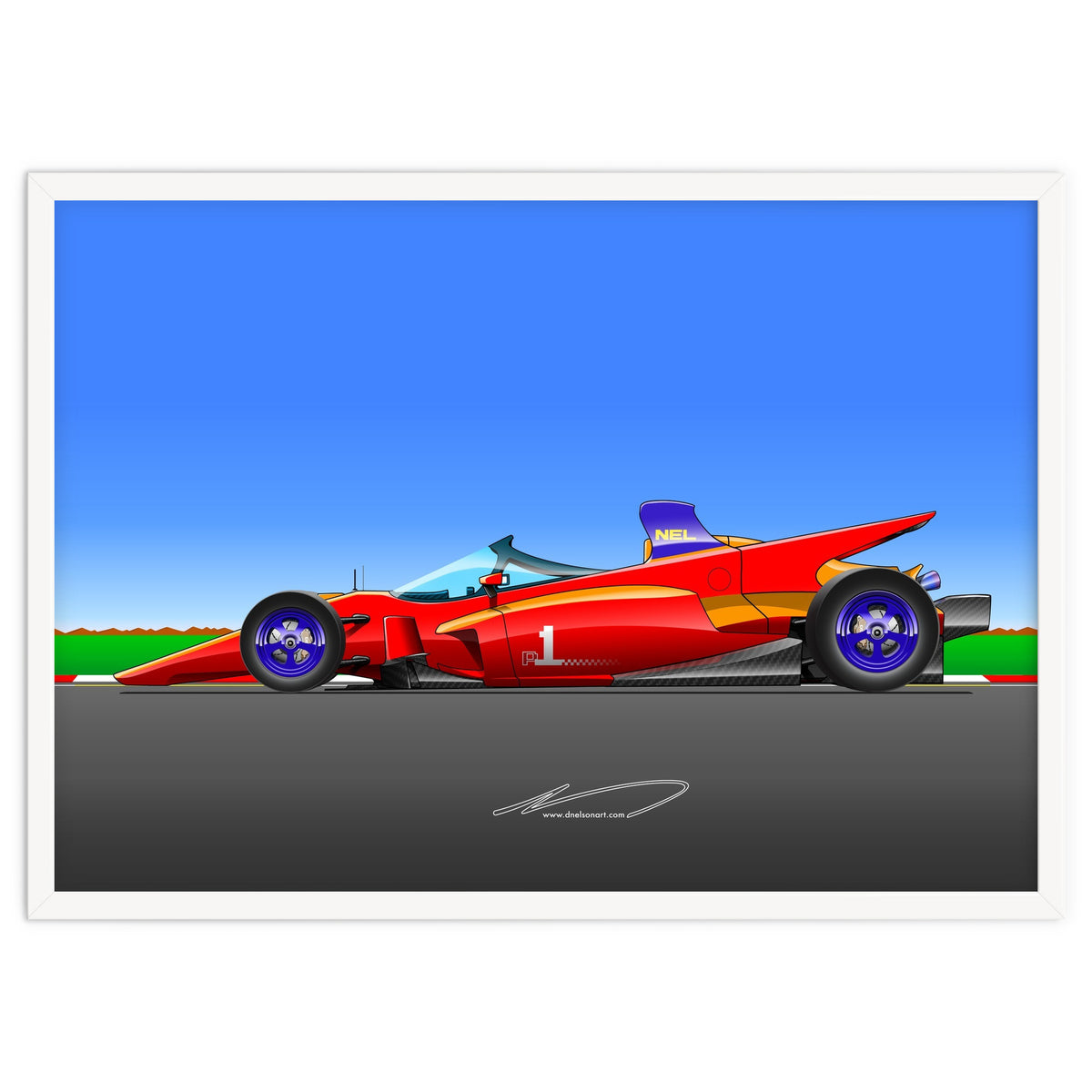 Pole Position Racecar Homage