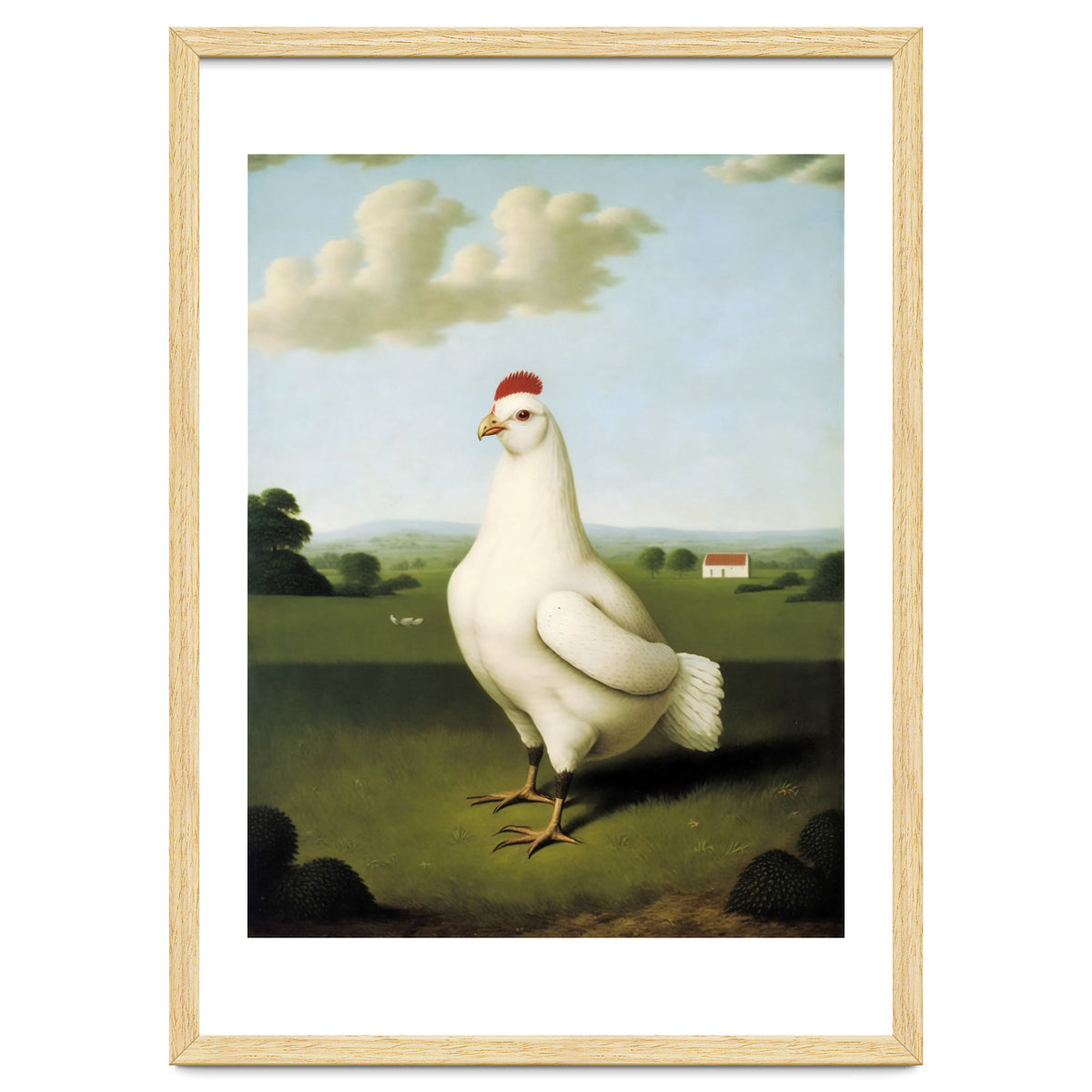 Chicken Classic Oil Painting