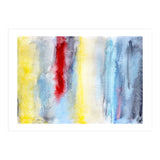Touch of red || abstract watercolor (Print Only) thumbnail