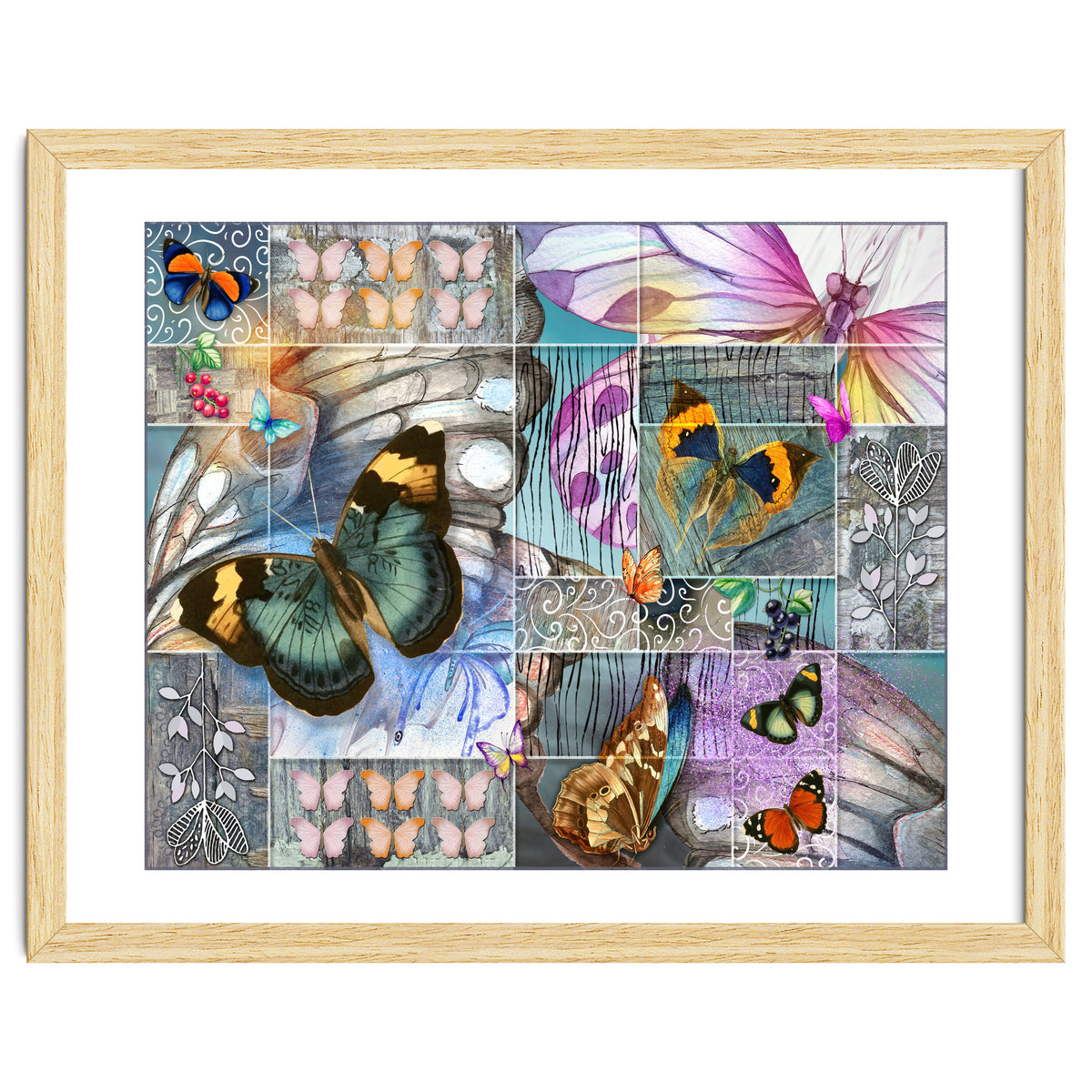 Butterfly Wings Collage