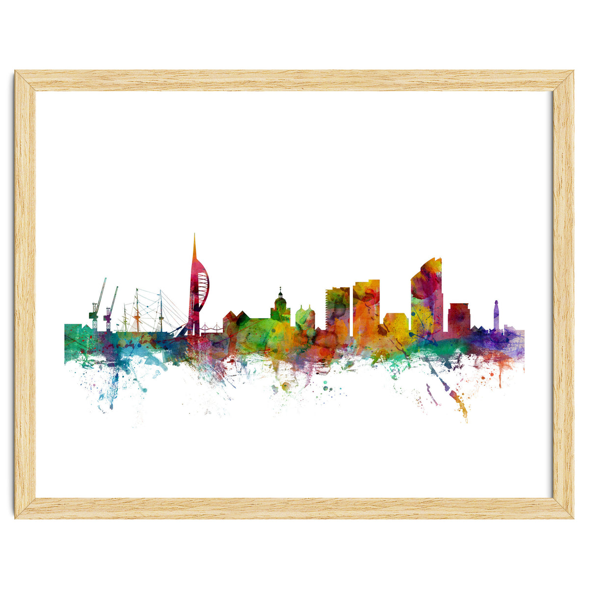 Portsmouth England Skyline