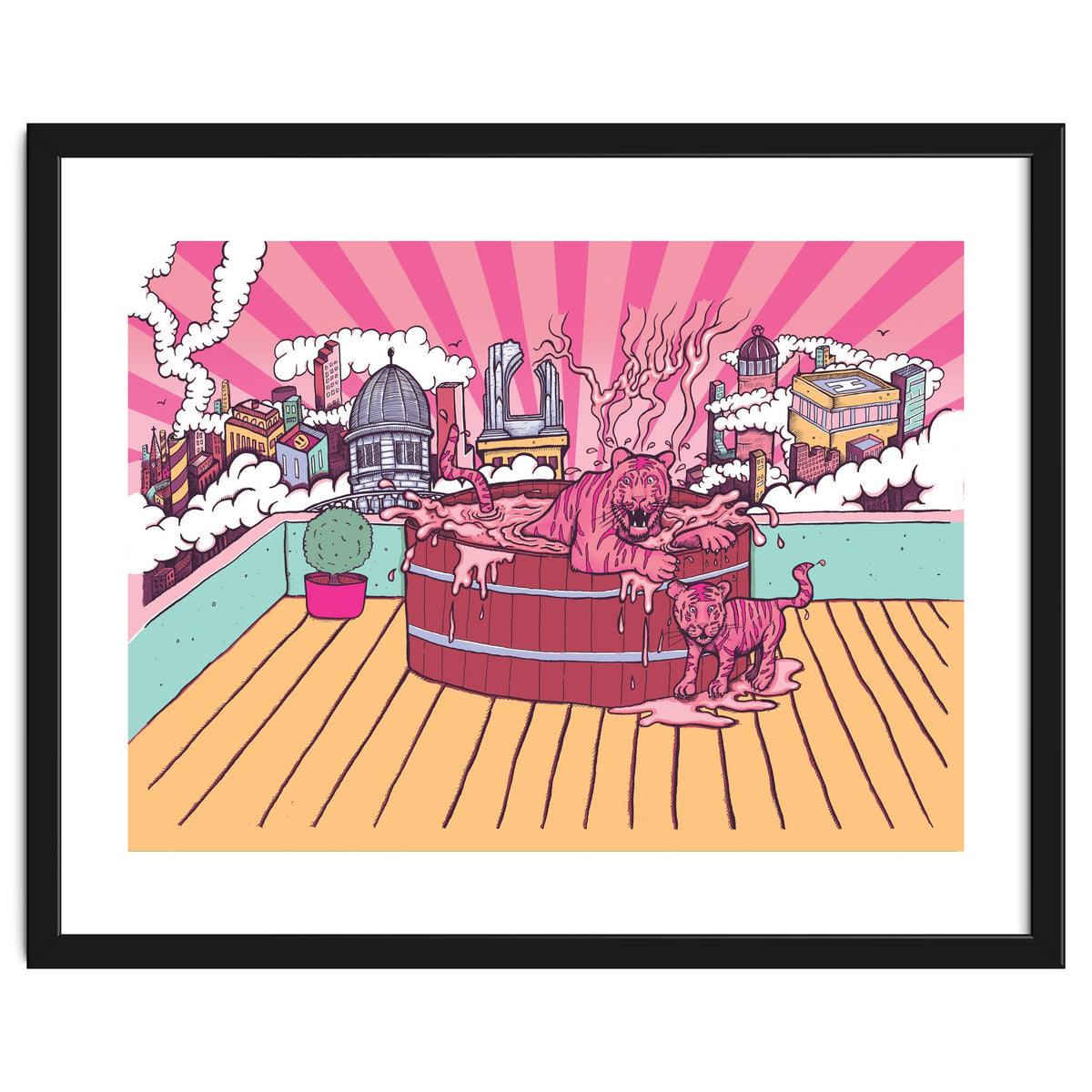 Strawberry Tigers Rooftop Jacuzzis Abbeydale Brewery x Lewy  12.4% ABV Strawberry, Chocolate, Smoked, Cherry Wood-chipped, Imperial Dessert Stout.