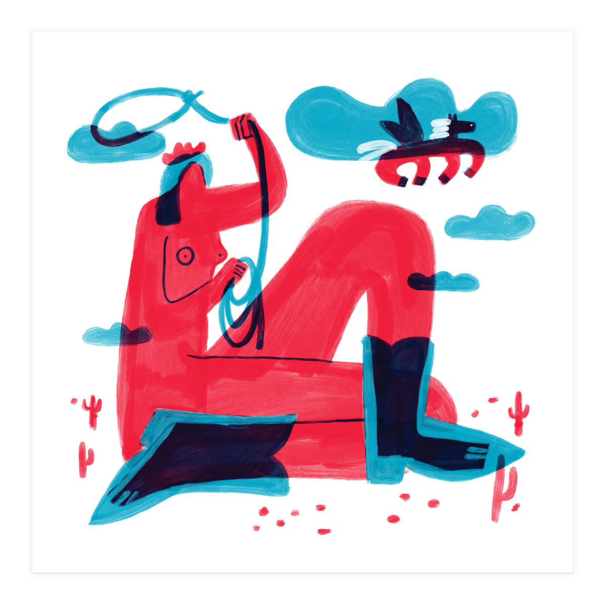 Runaway Pegasus (Print Only)