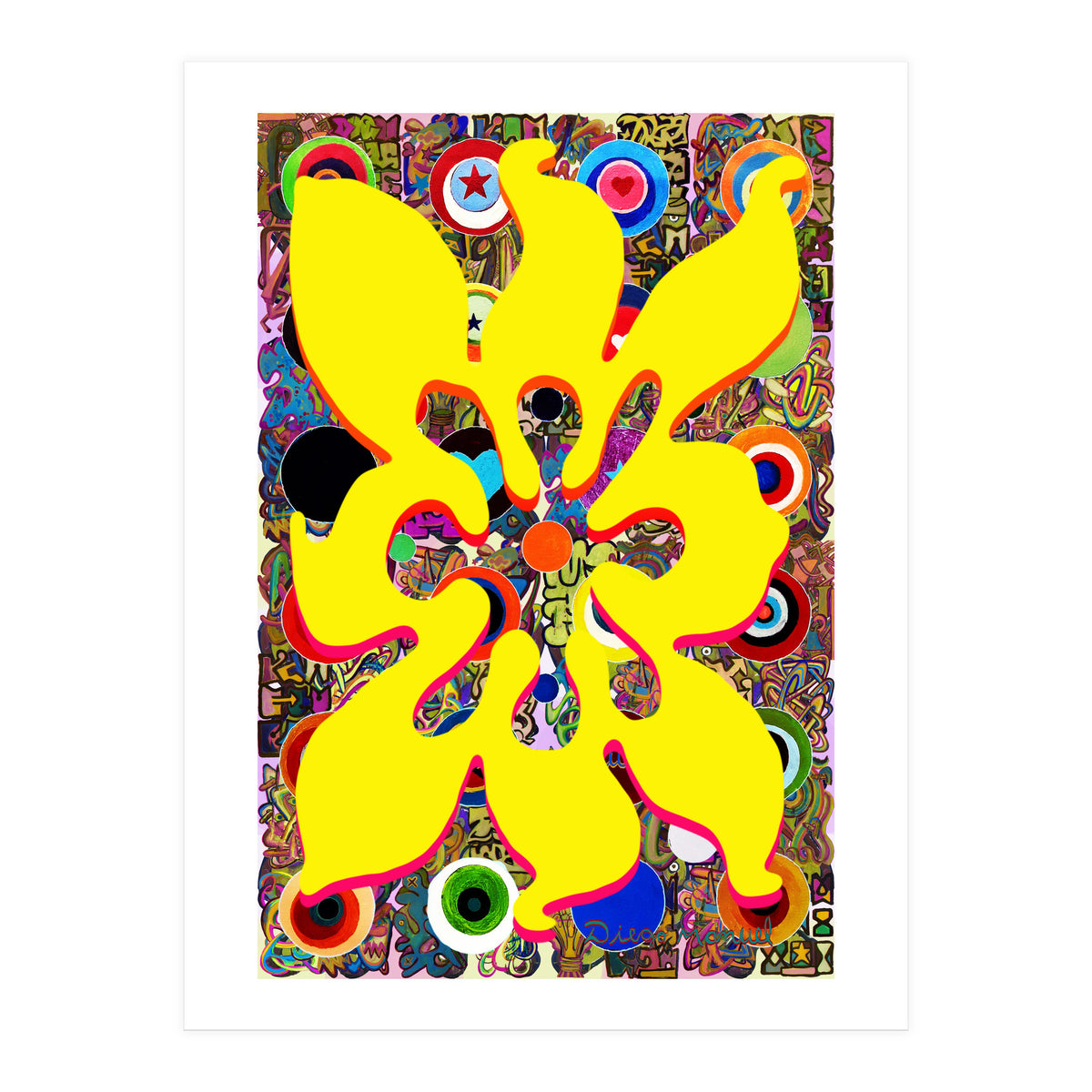 Fuego Y Graffiti 83 (Print Only)