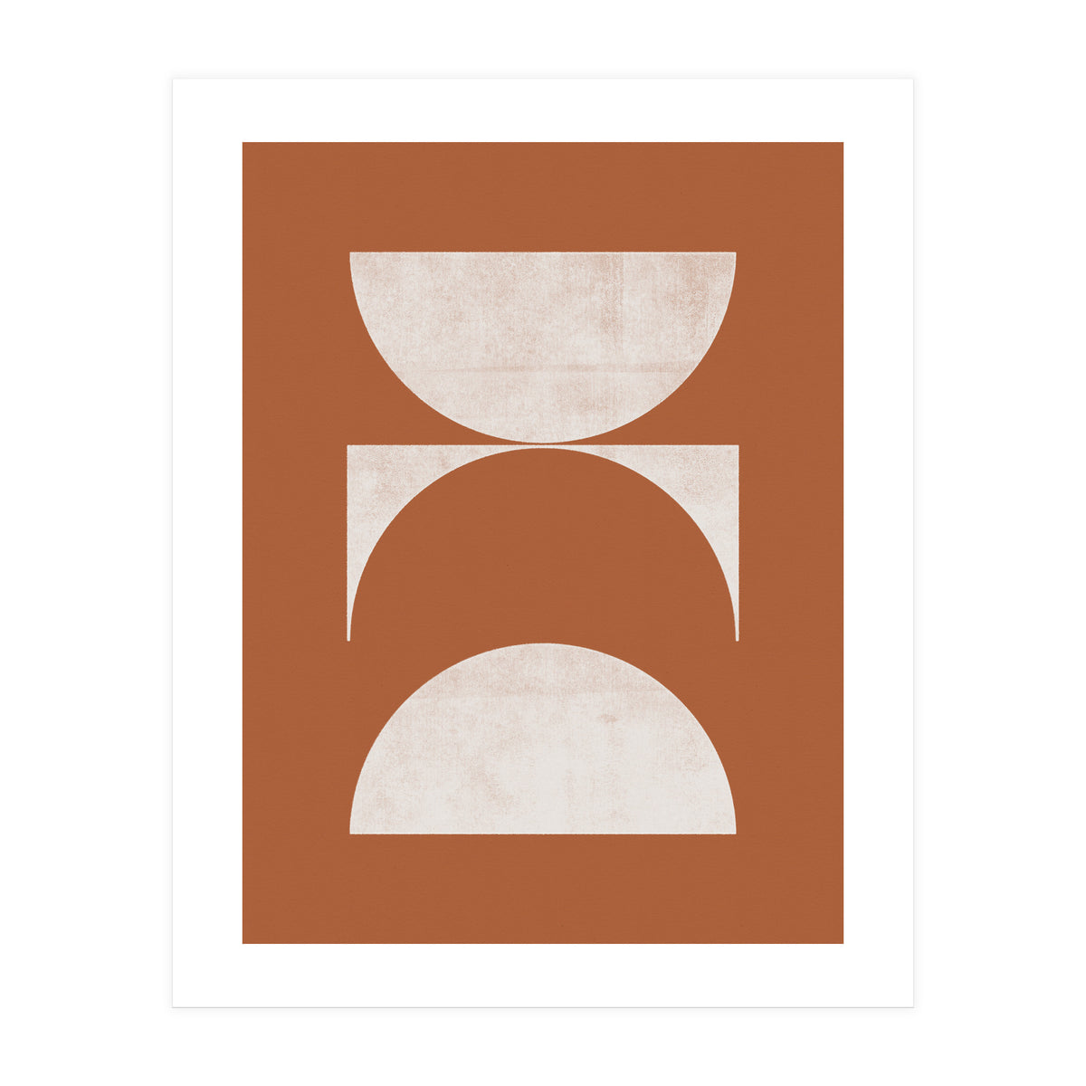 Mid-Century Modern No.21 - Woodblock Print (Print Only)