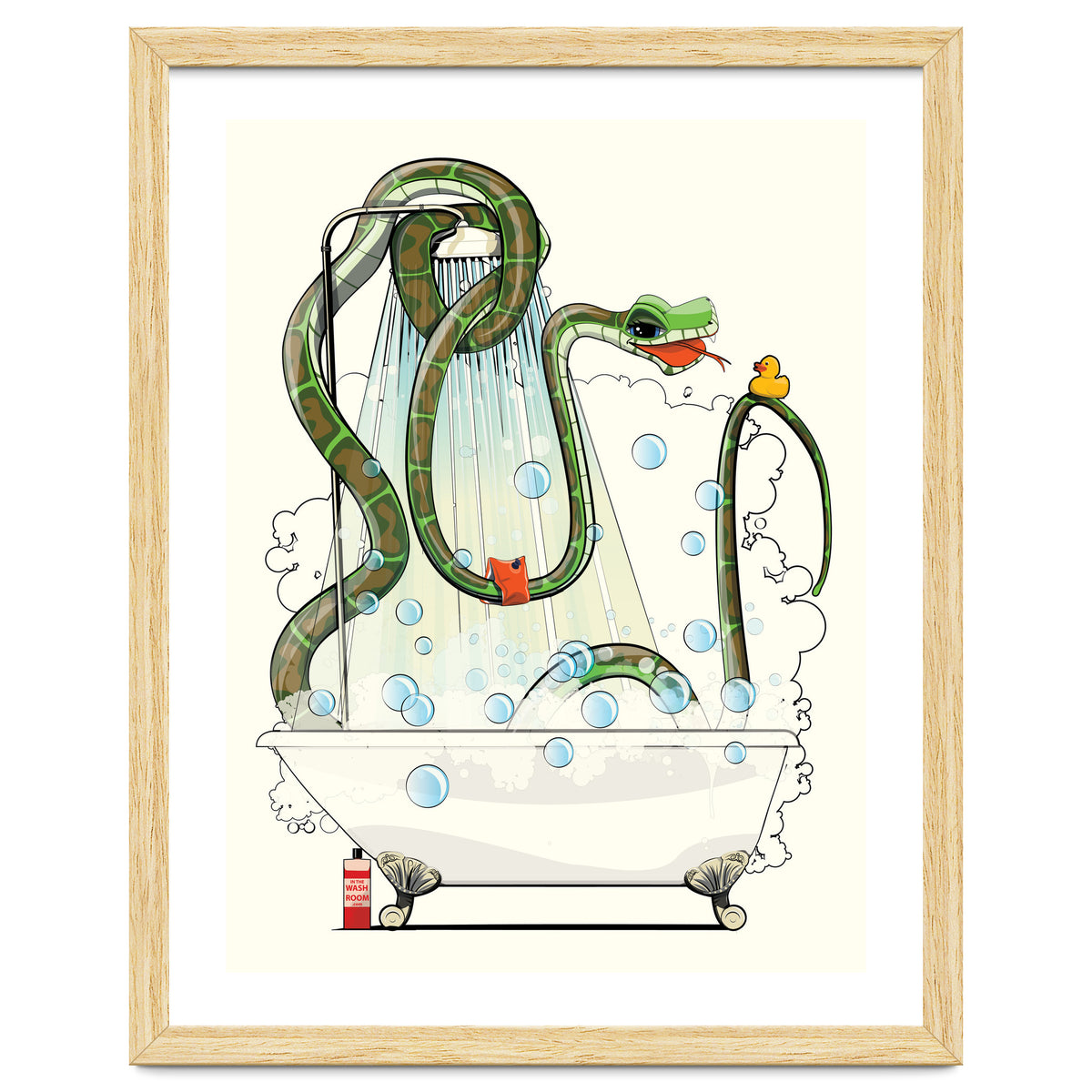 Snake in the Bath, Funny Bathroom Humour