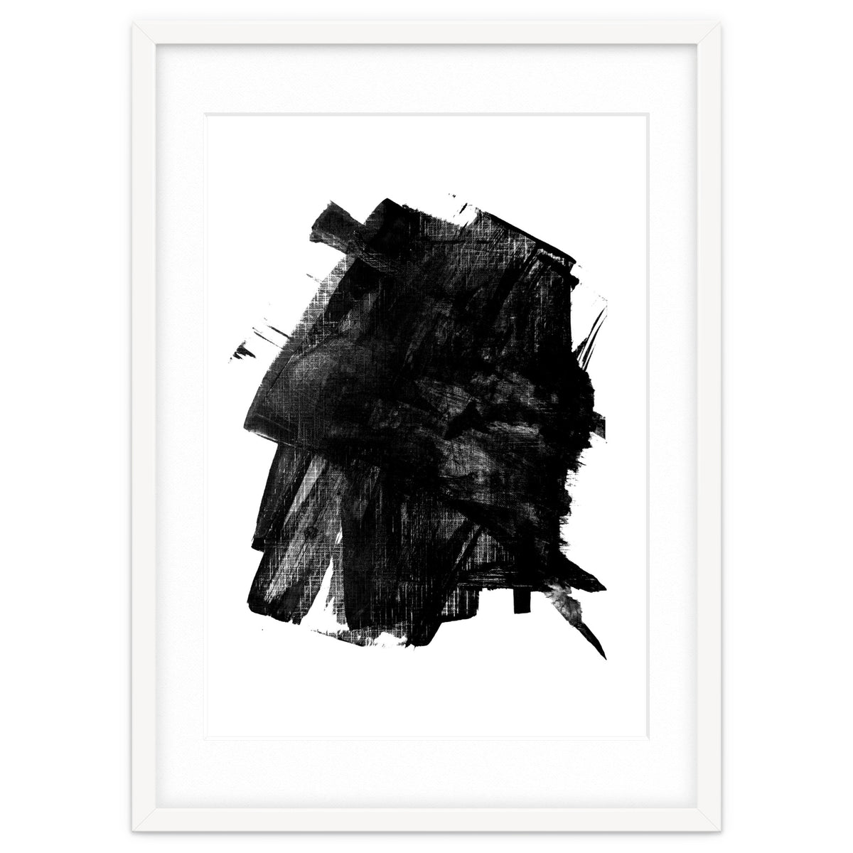 Minimalist Textured Brushstroke Art #3