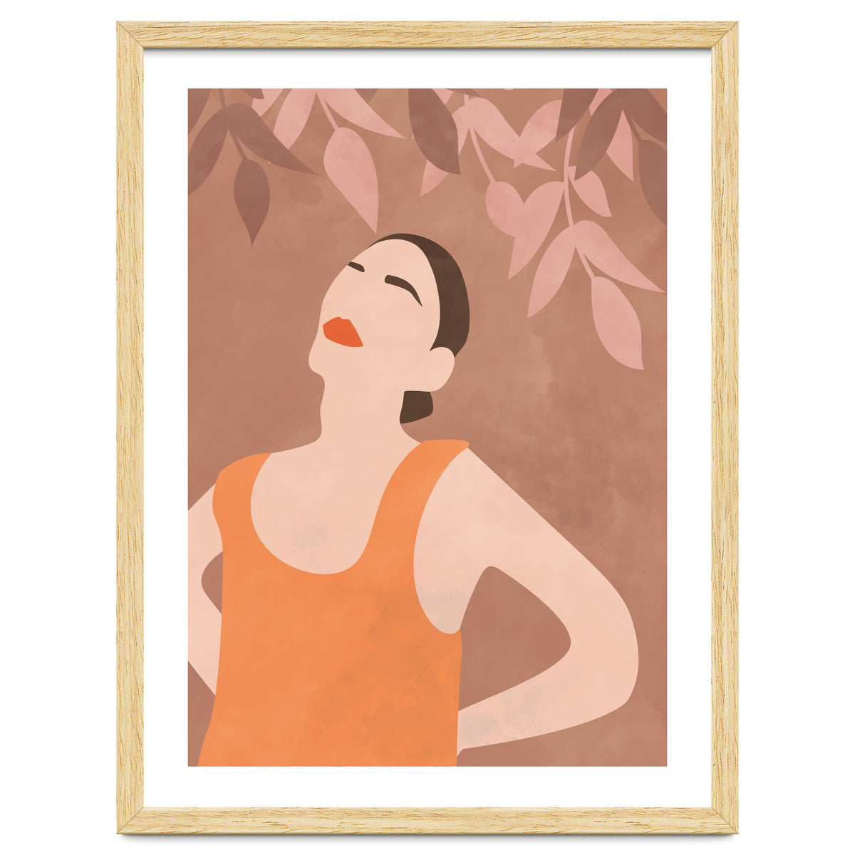 Mid Century Modern Boho Woman