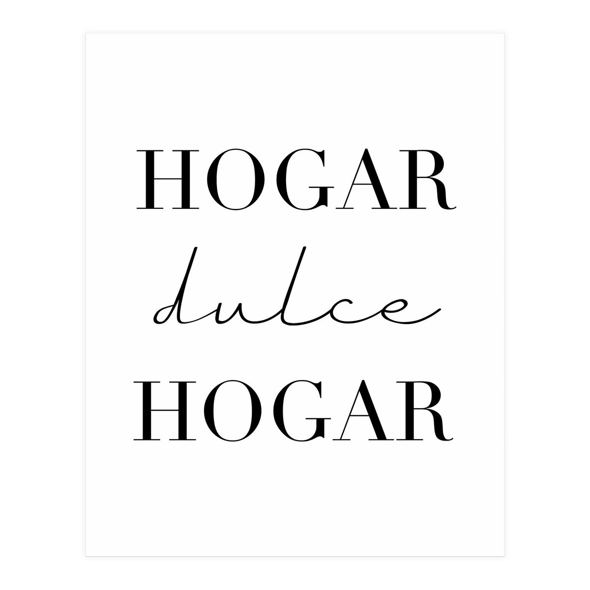 Home Sweet Home (Spanish) (Print Only)