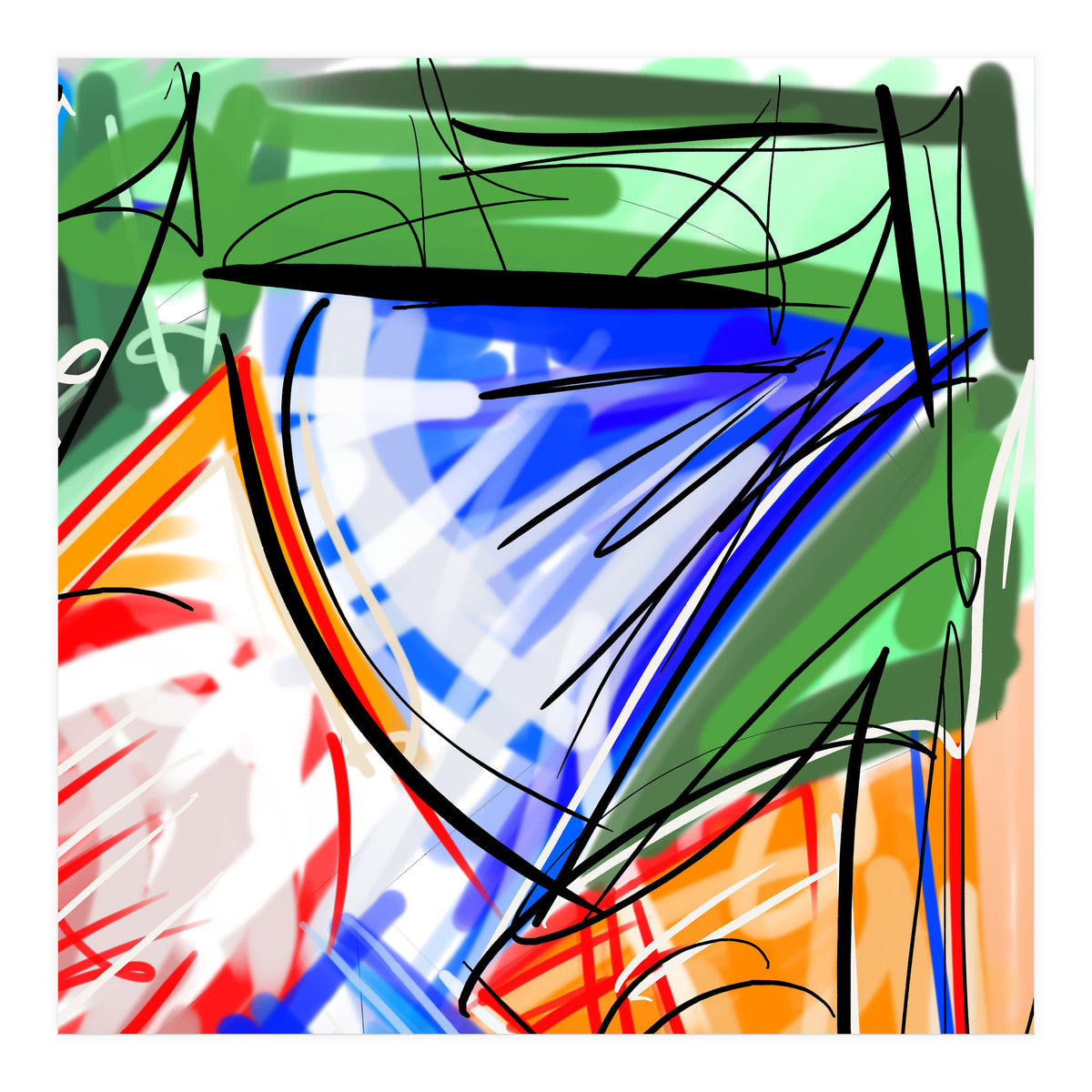 color subtleties in strokes 2 (Print Only)